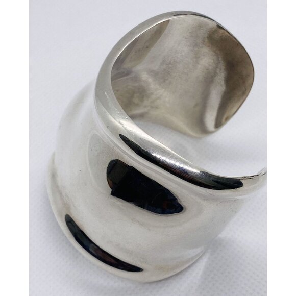Tiffany & Co Elsa Peretti 1975 Sterling Silver 925 Bone  Cuff Bracelet Right - Picture 13 of 13